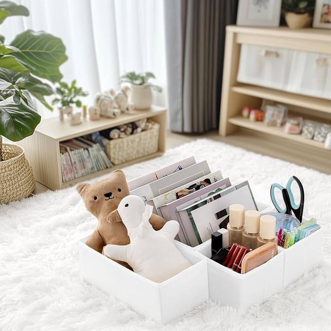 Criusia Drawer Organizer Clothes, 10 Pack Dresser Organizer for Baby Clothes, Underwear, Sock- Foldable Closet Organization a