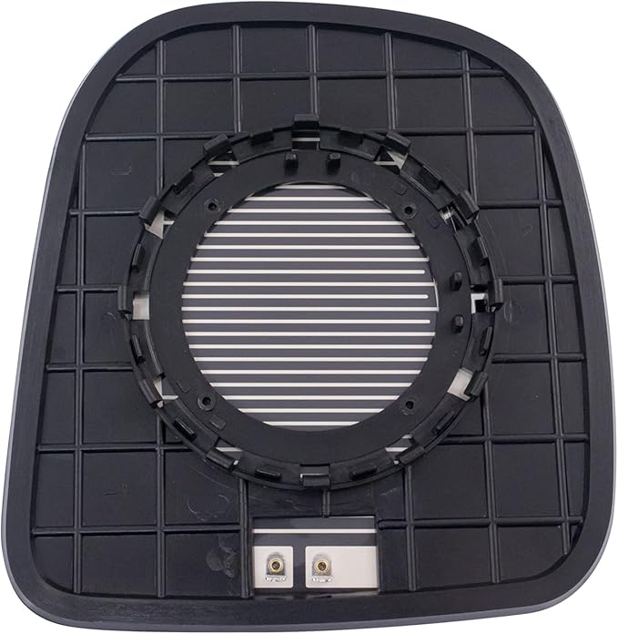 TRQ Exterior Mirror Glass Power Heated LH Compatible with Chevy Express GMC Savana
