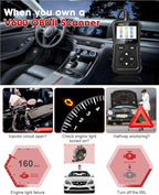OBD2 Scanner Car Code Reader Support Voltage Test Plug and Play Fixd Car CAN Diagnostic Scan Tool Read and Clear Engine Error