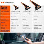 WRAPXPERT Window Tint Tools,3 Pack Window Tint Squeegee Triangle Contour, 3 Different Sizes Tinting Tools for Window, Mirror,Front Windows Rear Glass, Auto Car Glass Film Installation