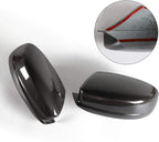 Voodonala Carbon Fiber Side Mirror Trim for 2010-2025+ Dodge Charger & Chrysler 300C, 2pcs ABS Plastic, Triangular, Right & Left, High-Class Decor & Scratch Coverage