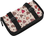 Car Tissue Holder Car Visor Organizer Tissue Box Holder for Car Sun Visor Organizer with Car Vehicle Accessories Essentials Interior for Women Men Pastel Heart Leopard Dot