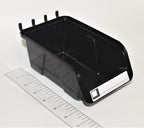 WallPeg Peg Board Bin Kit - 5 Large Black PEGBOARD Bins - Pegboard Parts Storage Craft Organizer Tool Peg Board Workbench Bin