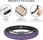 Haunted The Mansion Steering Wheel Cover Cute Universal 15 Inch Car Accessories Protector for Women Fit Auto SUV Sedan Vans T
