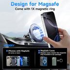 ANDERY Car Phone Holder for Magsafe [78+LBS Strongest Suction & 2400gf Strongest Magnetic] 360° Adjustable Car Phone Mount, Phone Holders for Your Car for iPhone 17-12 Pro Max Air Plus (Carbon Fiber)
