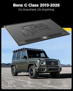 3W Cargo Liner Fit for 2019-2025 2026 Mercedes-Benz G Class G500/G550/G580/AMG G63 SUV TPE All Weather Custom Fit Trunk Mat, Black