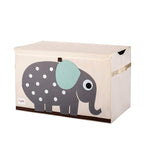 3 Sprouts Large Toy Chest for Kids with Lid and Handles - Collapsible Toy Storage Bin/Trunk/Box/Basket Organizer for Boys & G