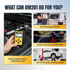 Check Engine Code Reader, OBDMATE OM201 OBD2 Diagnostic Tool Clearing Faulty Codes with Wireless Printing | Graphic Live