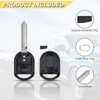 80 BIT Transponder Ignition Car Key, 4D-63 H84 H85 H92 Replacement for Ford F-Series Expedition Escape Explorer Focus Mustang