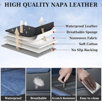 Coverado Car Seat Covers, Front Covers for Cars, Car Seat Cover Front Seats, Car Seat Protector Waterproof, Leather Car Seat 