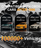 OBD2 Scanner,V880 Check Engine Light Code Reader for Cars and Trucks with Reset,Live Data,I/M Smog Test, Scan Tool Diagnostic