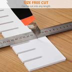 12Pcs Drawer Dividers, 17.72" x 3.55", Thick, DIY Organizer Separator, Large Adjustable Dresser Drawer Organizer for Clothes,