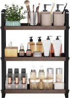 HNRLOY Bathroom Counter Organizer,Bathroom Countertop Organizer,Counter Shelf,Countertop Storage,Organization and Storage,Mak
