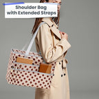 File Organizer Box, Portable Tote Bag Hanging Filing Box Desktop File Folder Document Storage Organizer with Pockets and Hand