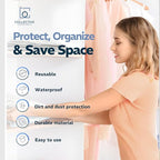 8 Pack Vacuum Storage Bags – 4 XXL & 4 Jumbo Vacuum Seal Bags for Blankets, Comforters, Clothing & Bedding - Space Saver Comp