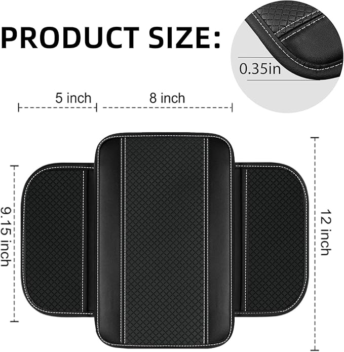 NBTEPEM 10 Pcs Car Floor Mats Full Set Car Accessories, Microfiber Leather Steering Wheel Covers 14.5-15 inch, Center Console Cover, Seat Belt Pads, Cup Coasters, Universal Interior Decor(Gray)
