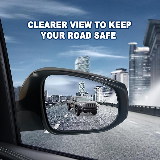 Right Passenger side Mirror Fits 2016-2022 Toyota Tacoma With Power Glass, Heated, Turn Signal丨Without Blind Spot Detection Match to Midnight Black Metallic Replace 8791004230 TO1321349 (7Pins)