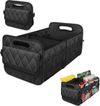 Car Trunk Organizer, Multi-Compartment Auto Trunk Storing Bag with Pockets, Collapsible Organizer and Storage for Sedans, SUVs,
