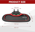 Wuyaoyao Multifunction Car Anti-Slip Mat Auto Phone Holder, PVC Car Dashboard Non-Slip Pad Phone Mount with Temporary Parking