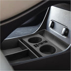 for 2024 Hyundai Palisade Lower Console Organizer for 2023-2025 Palisade SE/SEL/XRT/Limited/Calligraphy Under Console Tray Palisade Accessories (23-25 Palisade TPE Under Organizer w/Cup Holder)