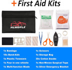 Car Emergency Kit with 2000A Car Battery Jump Starter- Car Roadside Emergency Kit, First Aid Kit, Tow Rope, Emergency Car Kit