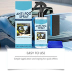 Anti Fog for Car Windshield Spray, Car Glass Cleaner, Interior Exterior Water Repellent Coating, Windscreen Glass Cleaner for