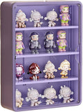 HGYZE Clear Display Case for Figures, 15.75" High, Wall Mounted Shelf with Magnetic Door, Hanging Display Case for Collectibl