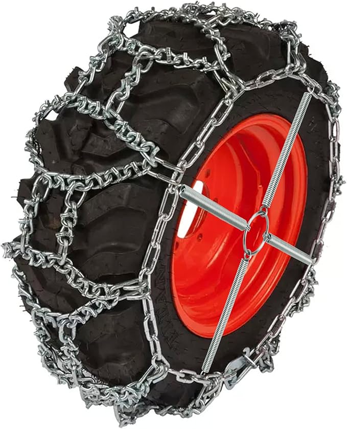 1Pair Tire Chain Tensioners, Snow Tire Chain Tighteners,Garden Tractor Tire Chain Tighteners for Riders, Snow blower