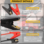 Car Jump Starter Adapter for Dewalt 20V/60V MAX - 11AWG Heavy Duty Booster Cable for 3.5L Vehicles (Battery Not Included)