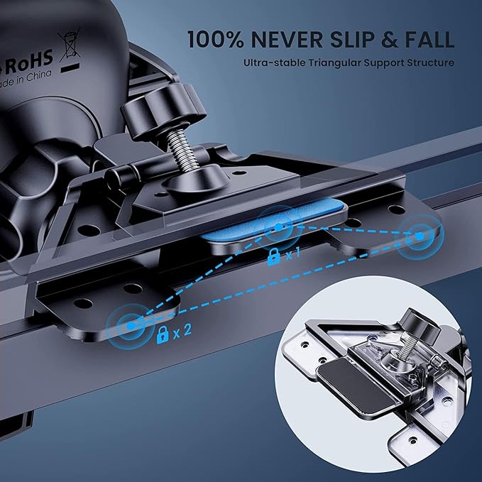 TICILFO Phone Mount for Car Phone Holder Mount Upgraded Metal CD Slot Phone Holder Car Cell Phone Holder Thick Cases Friendly iPhone Holder for Car Mount for CD Player Fit for All iPhone Smartphone