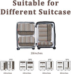 U+U 4 Set Compression Packing Cubes - Ultralight Travel Organizers, Space-Saving Suitcase Organizer, Expandable Packing Cubes
