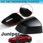 YHCDSEA Rearview Mirror Guard Cover for Tesla Model Y Juniper, Side Mirror Cover Exterior Accessories fit for Model Y Juniper 2025 2026 (Matt Black)