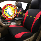 Flying Banner Car Seat Covers Front Seats and Rear Bench Mesh Fabric Rear Bench Split Polyester Cover Easy Installation SUV C