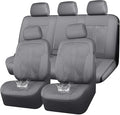 CAR PASS Waterproof Car seat Covers Full Sets Neoprene Wetsuit, All-Weather Non-Slip Durable, Universal Fit for SUV Sedans Tr