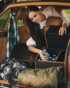 Owleys Foldable Trunk Organizer for Car Storage - Collapsible Auto Trunk Organizer With Lid - Trunk Organization (21.6 inch,
