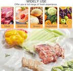 MEGAWISE 11"x14" Vacuum Sealer Bags, 25 Count Pre-Cut Food Storage Bags, BPA-Free, Heavy-Duty Textured Design for Strong Seal