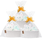 COMFY-HOMI 13" x 8.5" x 5.1" Storage Baskets for Organizing | Cotton Rope Woven Basket | Toy Storage Bin Box | Basket for She