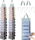 DHSFKBE Legging Organizer Storage - 2PCS T Shirt Organizer, Hanging Closet Organizers and Storage with 26 Roll Independent Co