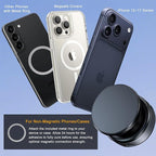Auto Suction Cup Phone Mount, Quick-Release Vacuum Magnetic Car Phone Holder for Smooth Surface/Gym/Mirror, 360 Adjustable for Magsafe iPhone 17 16 Air Pro Max 15