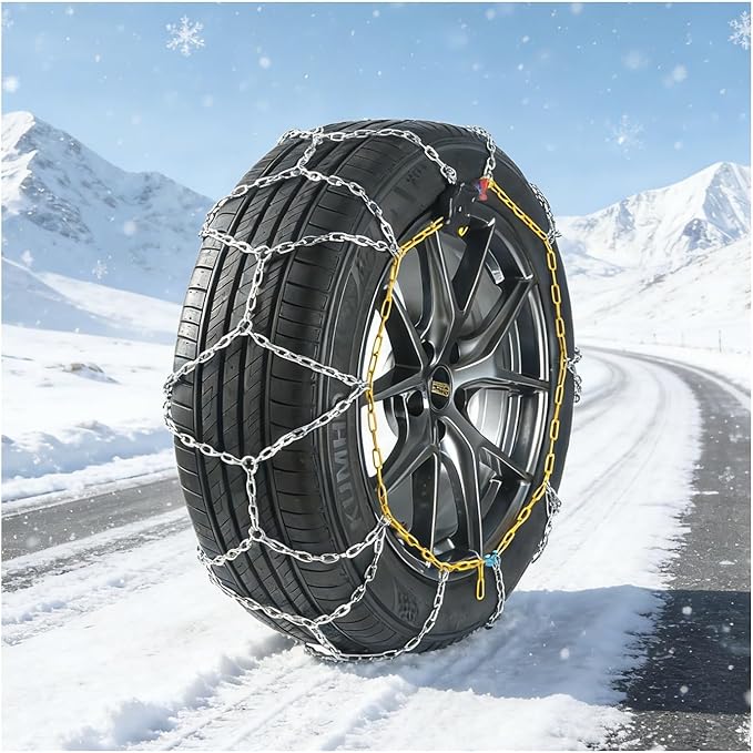 Snow Chains For Car Tires，Zip Tie Tire Chains，Easy To Install Without Tools, Suitable For Suvs, Pickup Trucks, And Light Vehi