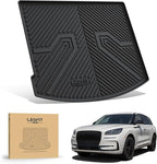 LASFIT Trunk Mat for Lincoln Corsair 2026 2025 2024 2023 2022 2021 2020, All Weather TPE Cargo Mats Custom Fit Cargo Liner Front & Rear Trunk Liner, Black, Easy to Clean
