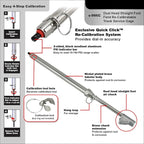 Milton s-986C Calibratable Tire Pressure Service Gauge, Dual Head Straight Foot Chuck, 10-160 PSI