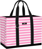SCOUT Original Deano Tote Large - Durable Lightweight Open Top Beach, Pool & Lake Bag, Inside Zip Pocket, Folds Flat