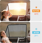 RAV4 Specific Side Window Sun Shades, 2019-2024 Vehicle Interior Shade for Baby Mesh Car Window Covers, Breathable, UV Protection and Heat Insulation (RAV4（2019-2024）, Front+Rear side-4pcs)