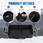 Cybertruck 1st Row Under Seat Front Storage Box 2PCS - Truck Under Seat Tool Box for 2024 Tesla Cybertruck with Removable