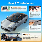 DDPAI 4K Dash Cam Front and Rear, Built-in 32G eMMC Dual Dash Camera for Cars, 128GB Card Included Dashcam,GPS, Night Vision,