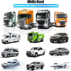 Semi-Truck Sun Shade for Windshield and Side Window | 300T High Density UV Protection Sunshade Reflects 98% UV,Semi Trucks Shade Accessories,Best for Semi, Commercial, RV & Big Truck