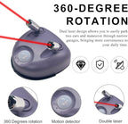 Dual Laser Garage Parking Assist Guide, 360-Degree Adjustable Wider Angles Garage Parking Sensor with AC Adapter, Park Assistant Guide System Car Stop Indicator for Automotive