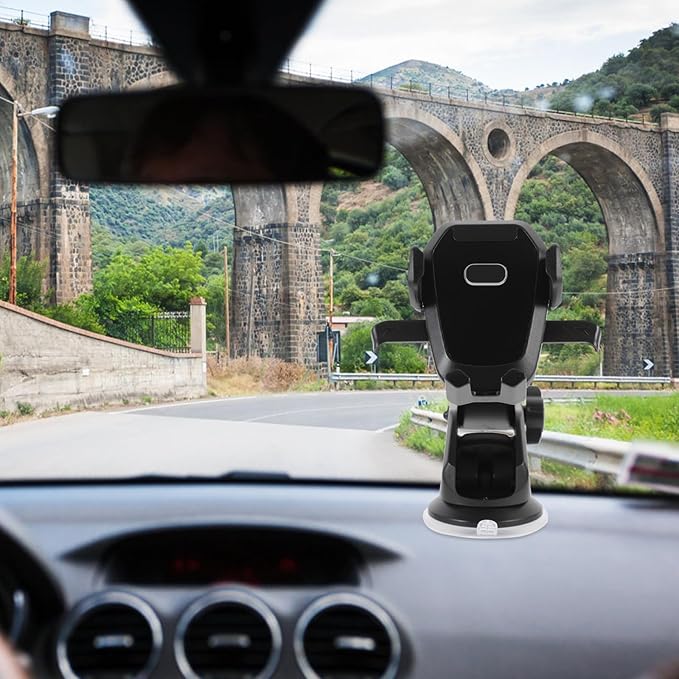 Operitacx Car Dash Cam Suction Cup Mount Holder, Adjustable Multipurpose Dvr Mount for Car Dashboard, Universal Phone and Camera Holder with Strong Suction, Suitable for Travel and Driving