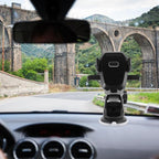 Operitacx Car Dash Cam Suction Cup Mount Holder, Adjustable Multipurpose Dvr Mount for Car Dashboard, Universal Phone and Camera Holder with Strong Suction, Suitable for Travel and Driving